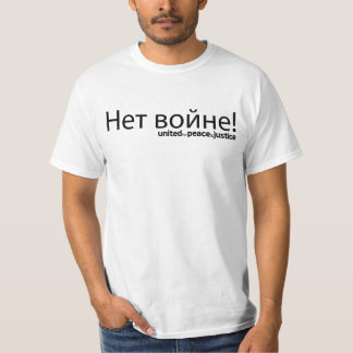 Stoppen Sie den Kriegs-Russe-T - Shirt