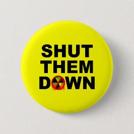 Stoppen Sie den Slogan No Meltdowns Button