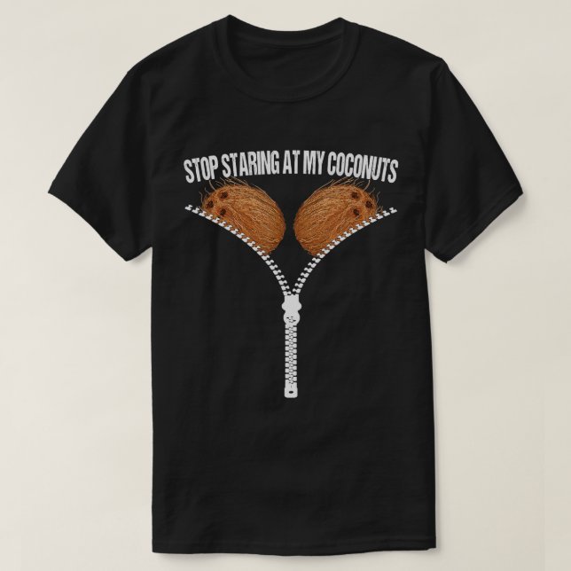 Stoppen Sie den Stachel an meiner Coconuts Beach S T-Shirt (Design vorne)