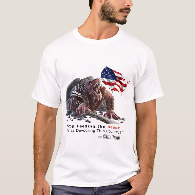 Stoppen Sie, den Tier-T - Shirt zu füttern (Vorderseite)