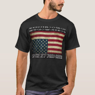 Stoppen Sie die neue Weltordnung Thomas Jefferson T-Shirt