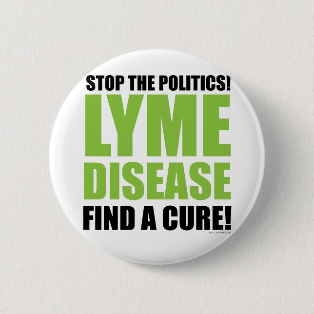 Stoppen Sie die Politik Button (Vorderseite)