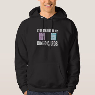 Stoppen Sie die Teilnahme an meinen Bingo Cards Bi Hoodie