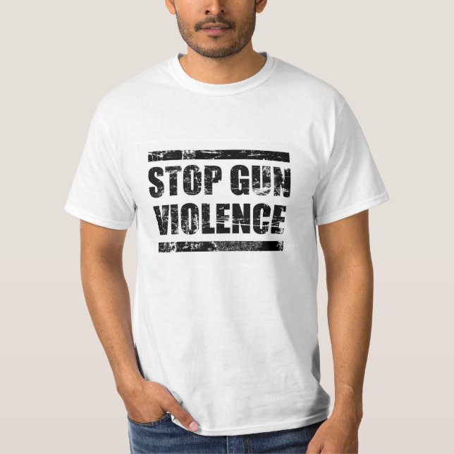 Stoppen Sie Gewehr-Gewalt T-Shirt (Vorderseite)
