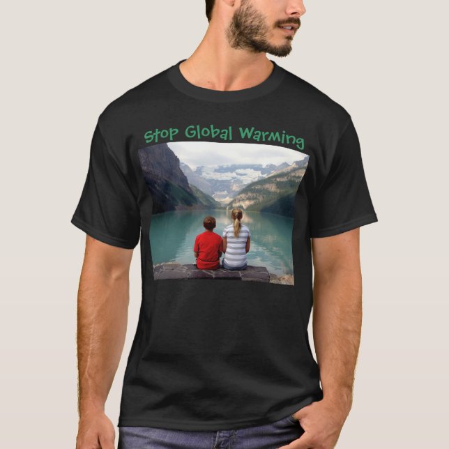 Stoppen Sie globale Erwärmung T-Shirt (Vorderseite)