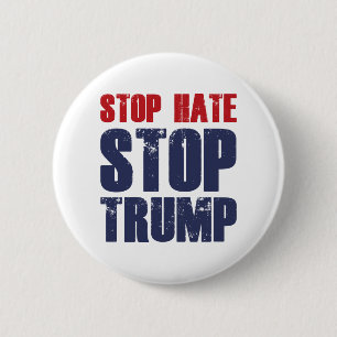 Stoppen Sie Hass-EndTrumpf Button