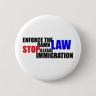 stoppen Sie illegale Einwanderung Button