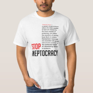 Stoppen Sie Ineptocracy T-Shirt