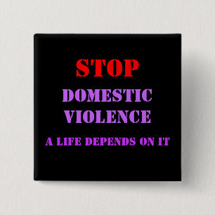 STOPPEN Sie inländische Gewalt Button