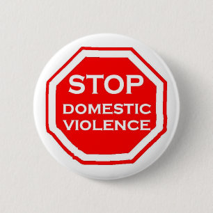 Stoppen Sie inländische Gewalt Button