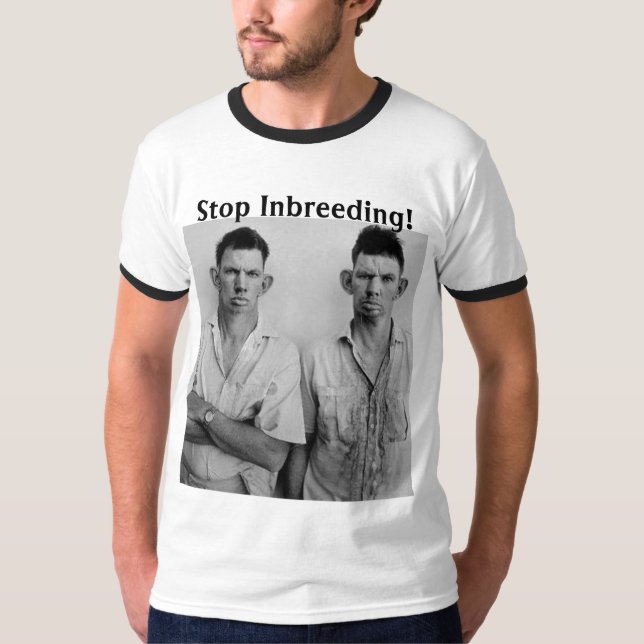 Stoppen Sie Inzucht! T-Shirt (Vorderseite)