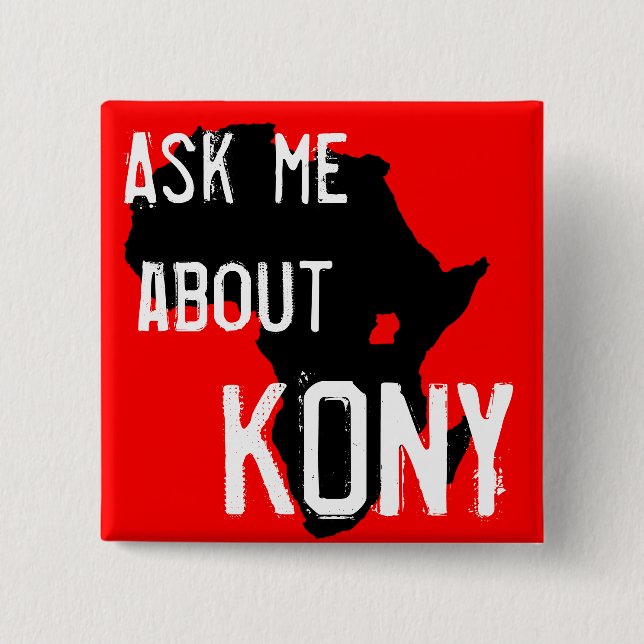 Stoppen Sie Kony 2012 Button (Vorderseite)