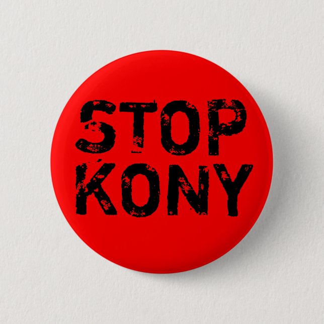 Stoppen Sie Kony Button (Vorderseite)