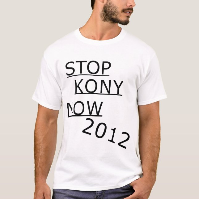 STOPPEN Sie KONY JETZT T - Shirt (Vorderseite)