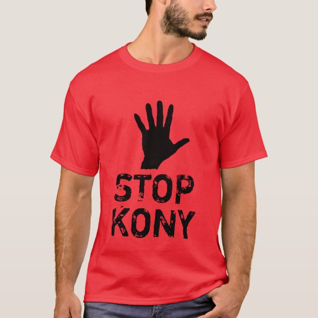 Stoppen Sie Kony T-Shirt (Vorderseite)