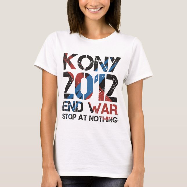 Stoppen Sie Kony T-Shirt (Vorderseite)