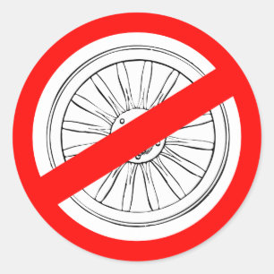 Stoppen Sie, "Lastwagen-Rad" Aufkleber zu spielen