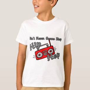 Stoppen Sie nie angesagtes Hopfen T-Shirt