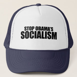STOPPEN SIE OBAMA-SOZIALISMUS TRUCKERKAPPE