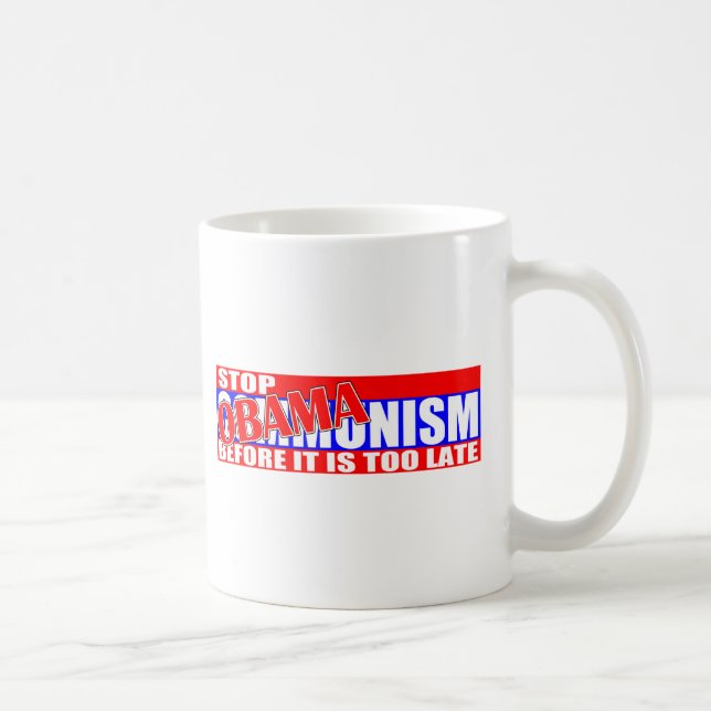 Stoppen Sie Obamanism! Kaffeetasse (Rechts)