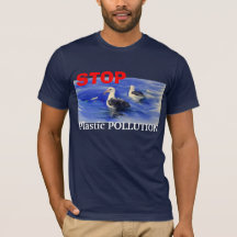 STOPPEN Sie Plastikverschmutzungs-T - Shirt