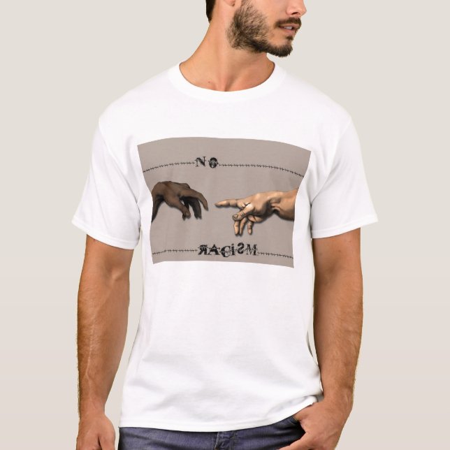 STOPPEN SIE RASSISMUS!! T-Shirt (Vorderseite)
