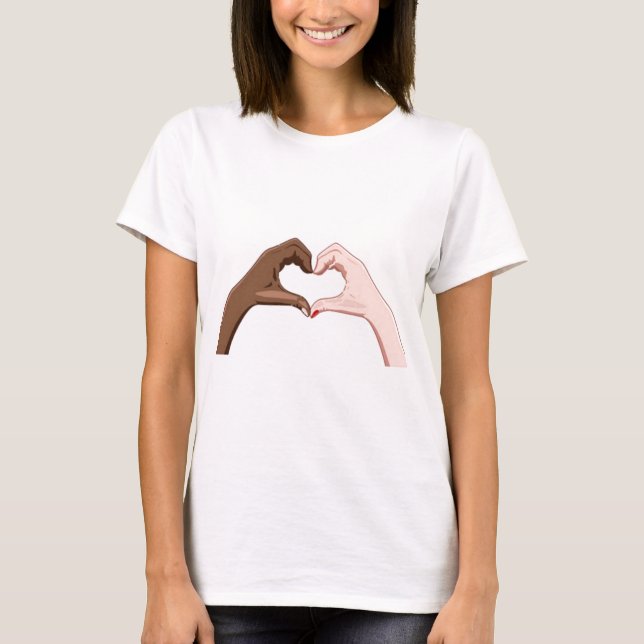 Stoppen Sie Rassismus T-Shirt (Vorderseite)