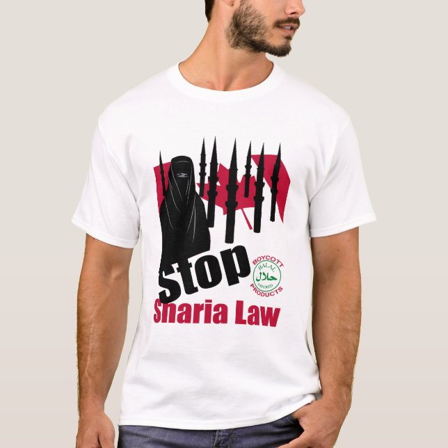 STOPPEN Sie SHARIA GESETZ (Kanada) T-Shirt (Vorderseite)