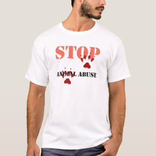 stoppen Sie Tiermissbrauch T-Shirt