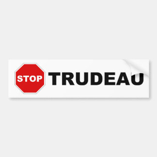 STOPPEN Sie TRUDEAU Autoaufkleber