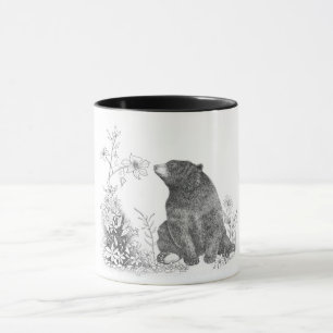 Stoppen Sie und riechen Sie die Blumen-Tasse Tasse