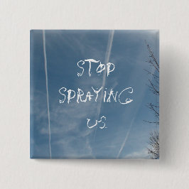Stoppen Sie, uns zu sprühen! Chem Button