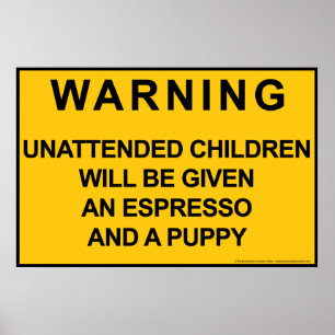 Stoppen Sie verlorene Kinder Poster