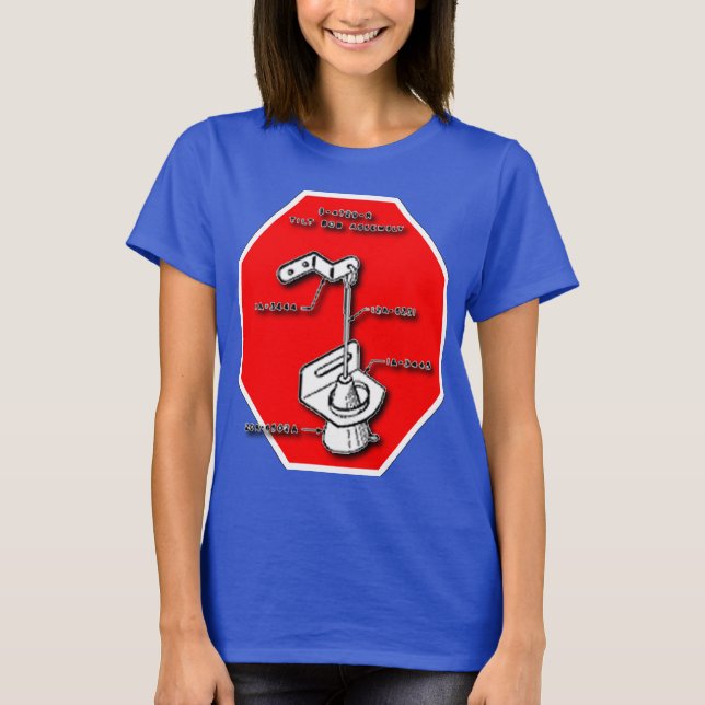 Stoppen Sie zu kippen T-Shirt (Vorderseite)