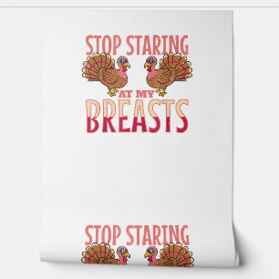 stoppen starren auf meine Brüste Truthahnhühnchen  Tapete