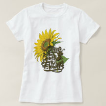 Stoppen und riechen Sie die Blume Sonnenblume