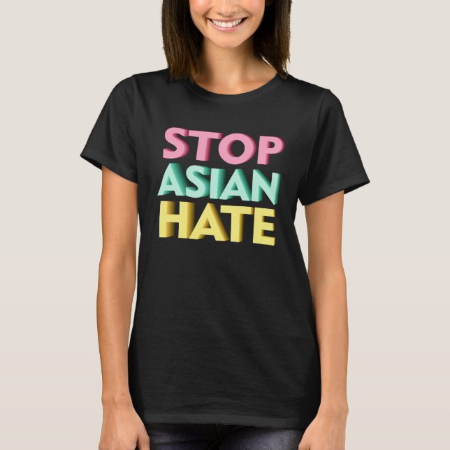 Stoppen von Retro T-Shirt (Vorderseite)
