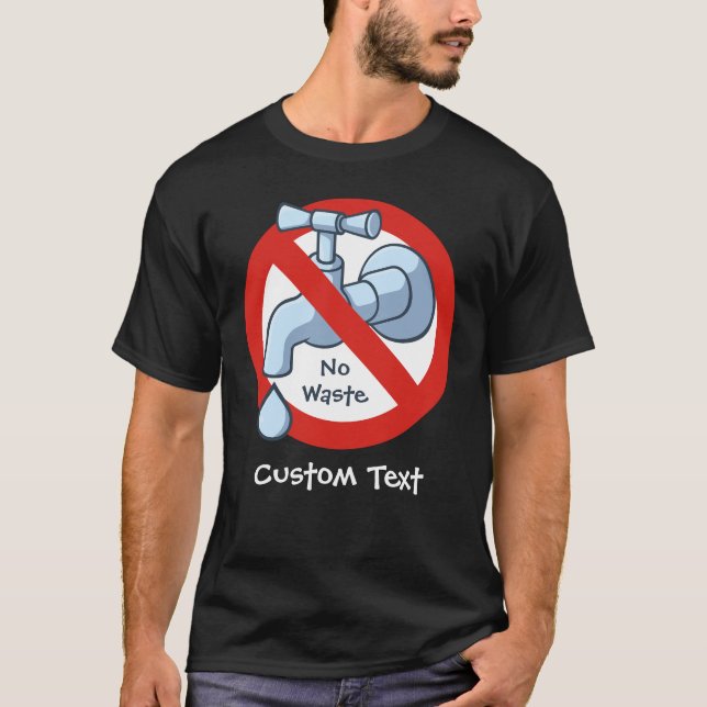 Stoppen von Wasserabfällen T-Shirt (Vorderseite)