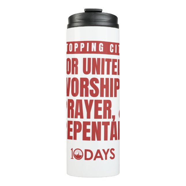 Stopping Cities Design #2 Thermosbecher (Vorderseite)