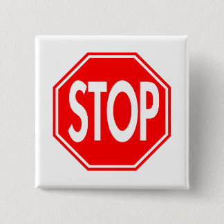 Stoppschild Button