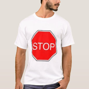 Stoppschild T-Shirt