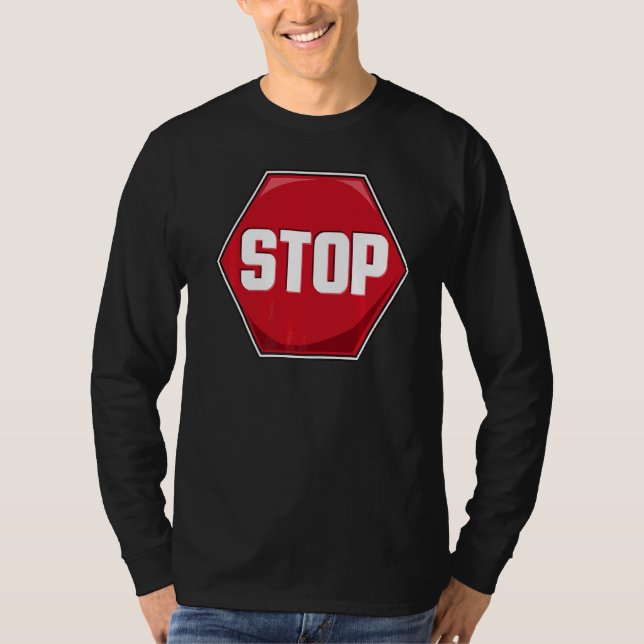Stoppschild T-Shirt (Vorderseite)
