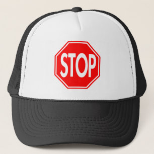 Stoppschild Truckerkappe