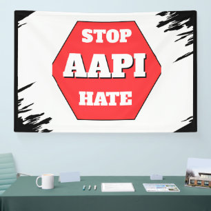 Stoppt AAPI-Hass Banner