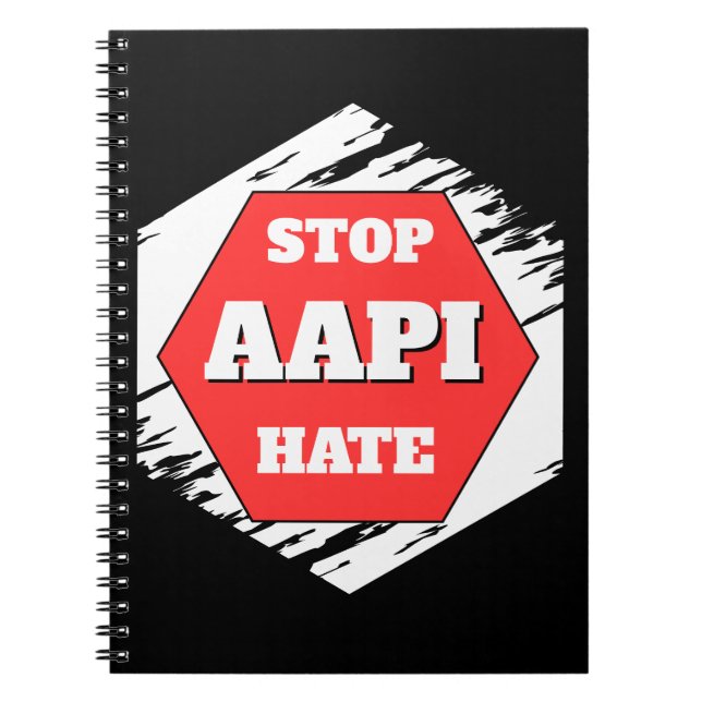 Stoppt AAPI-Hass Rechteckig Notizblock (Vorderseite)
