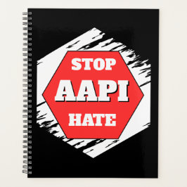 Stoppt AAPI-Hass Rechteckig Planer