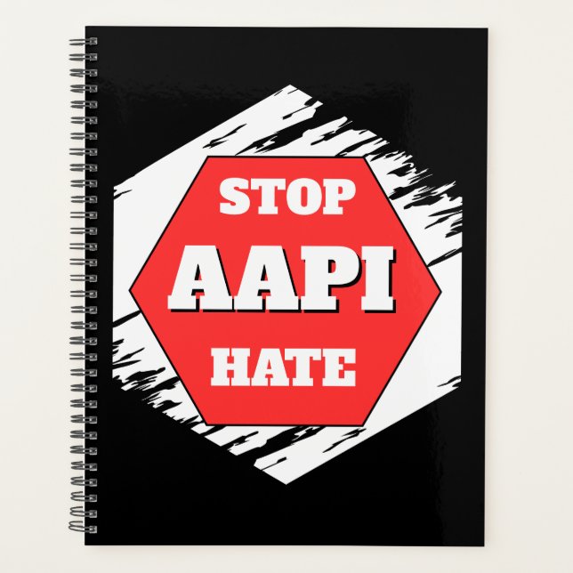 Stoppt AAPI-Hass Rechteckig Planer (Vorderseite)