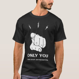Stoppt Antisemitismus Diskriminierung Rassismus Ha T-Shirt