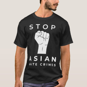 Stoppt asiatische Hassdelikte gegen das asiatische T-Shirt
