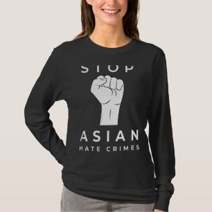 Stoppt asiatische Hassdelikte gegen das asiatische T-Shirt
